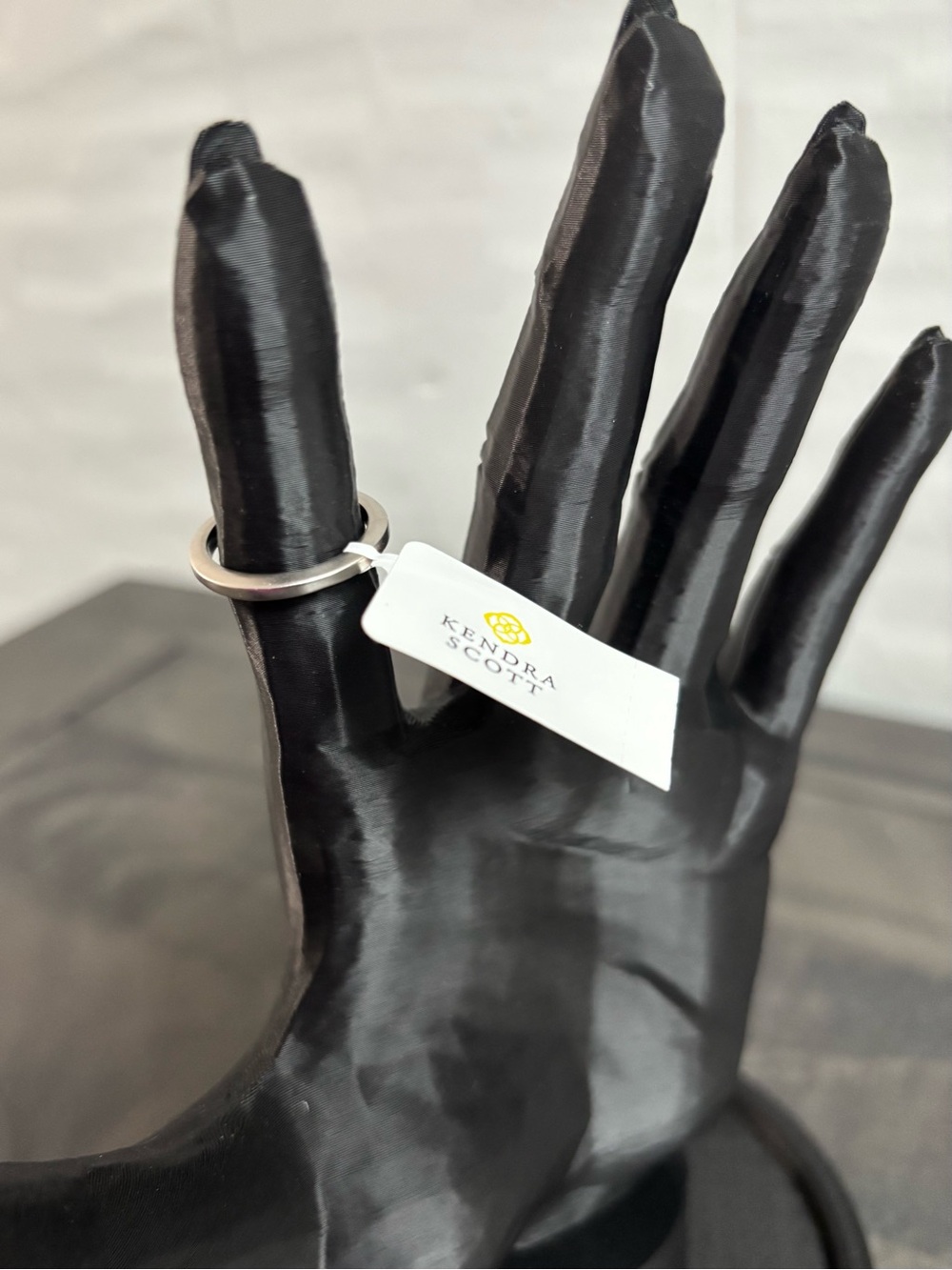 RESERVED FOR @intenselyrisa Kendra Scott Silvertone Platinum Drusy Ring - Picture 5 of 8